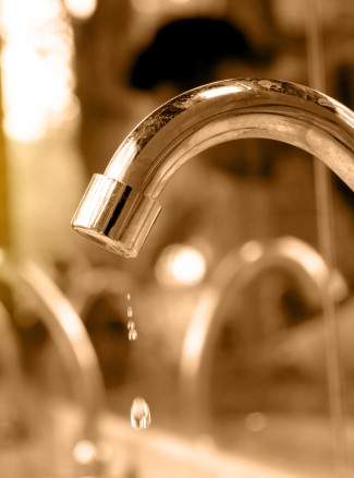 leaky faucet sink